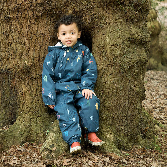 3 in 1 Scampsuit Navy - Muddy Puddles Children's Waterproofs