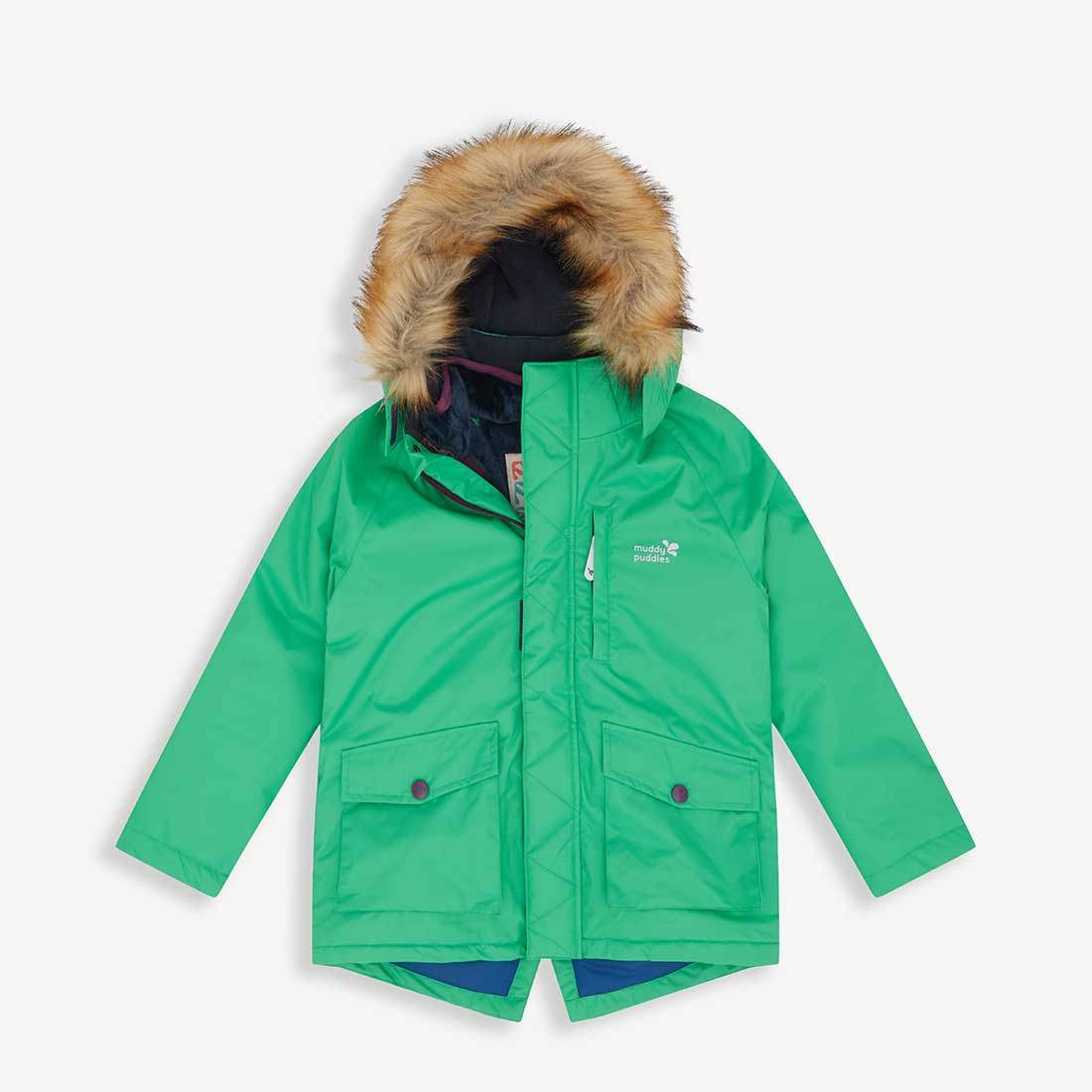 3 in 1 Waterproof Parka Green