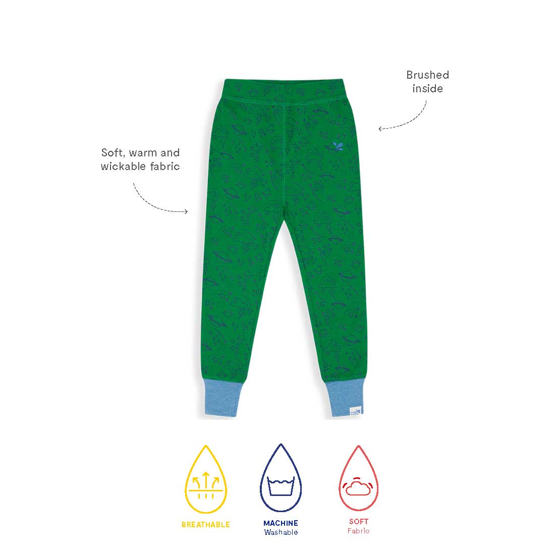 Thermal Baselayer Bottoms Green