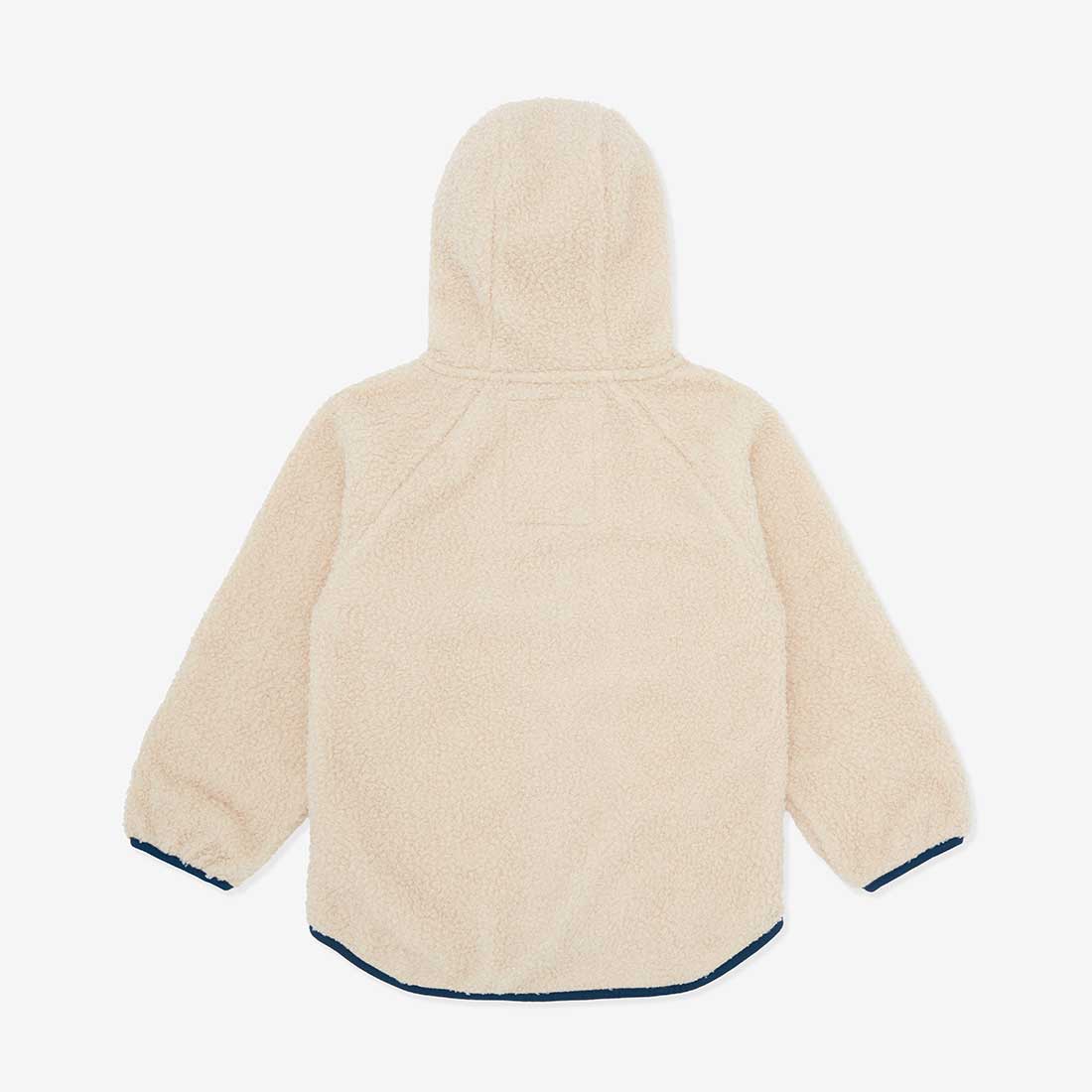 Borg Fleece Jacket Cream Kids Muddy Puddles