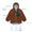 Borg Fleece Jacket Brown