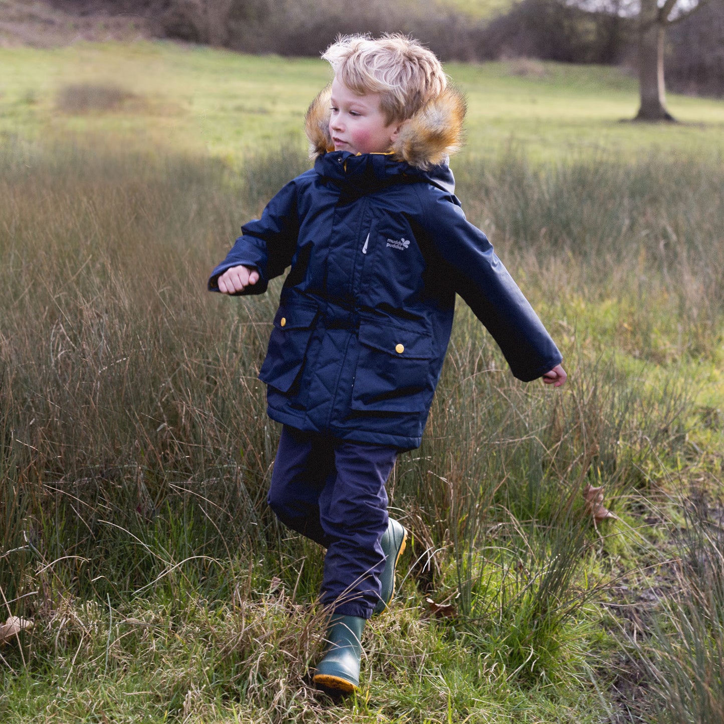 3 in 1 Waterproof Parka Navy