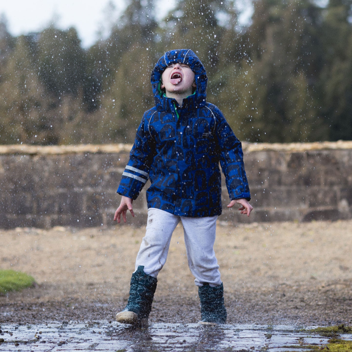 Blizzard Kids Ski Jacket Blue Cave