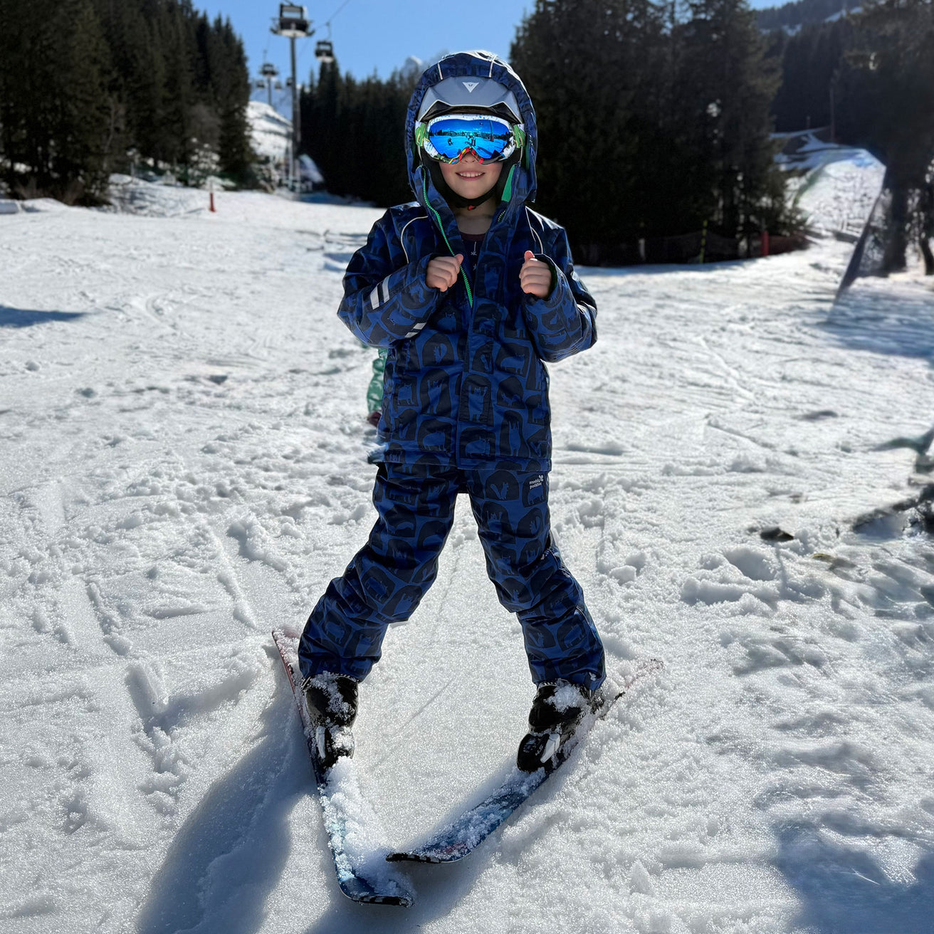 Blizzard Kids Ski Jacket Blue Cave Kids - Muddy Puddles