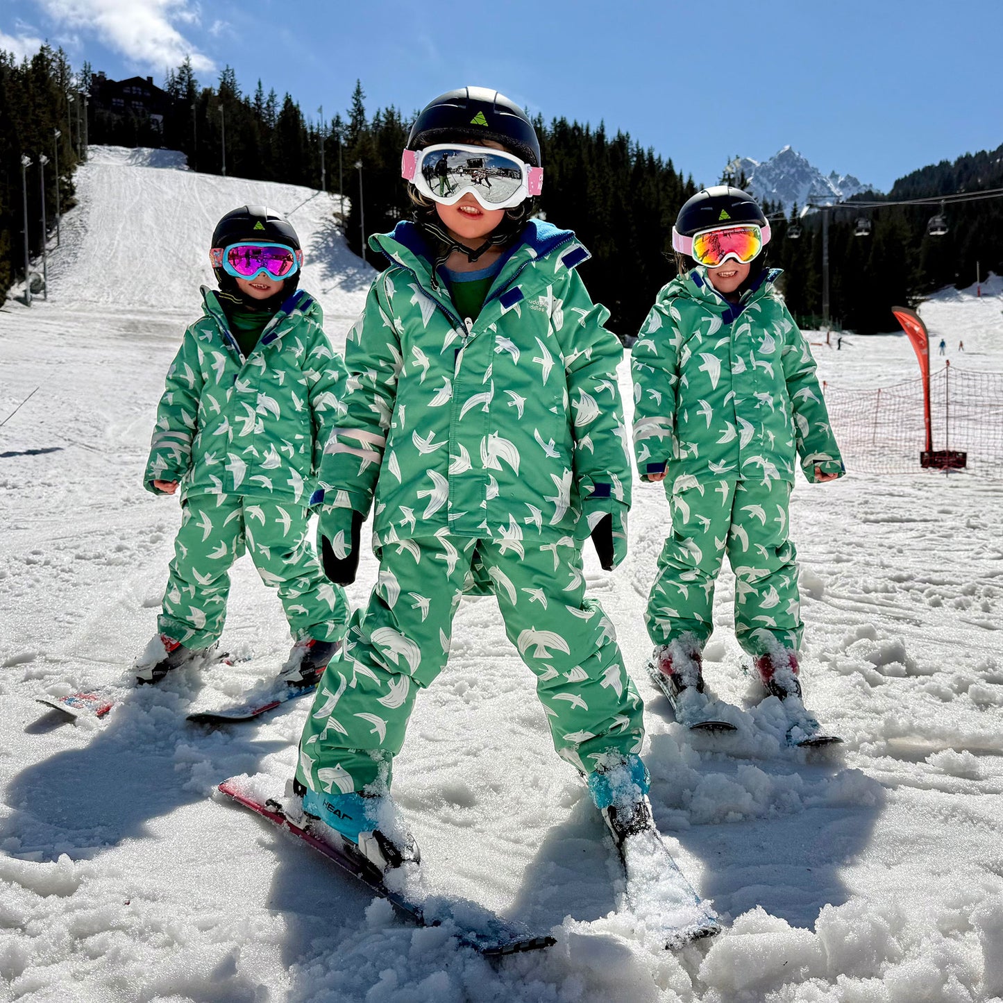 Blizzard Kids Ski Jacket Green Bird