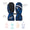 Ski Mittens Blue Cave