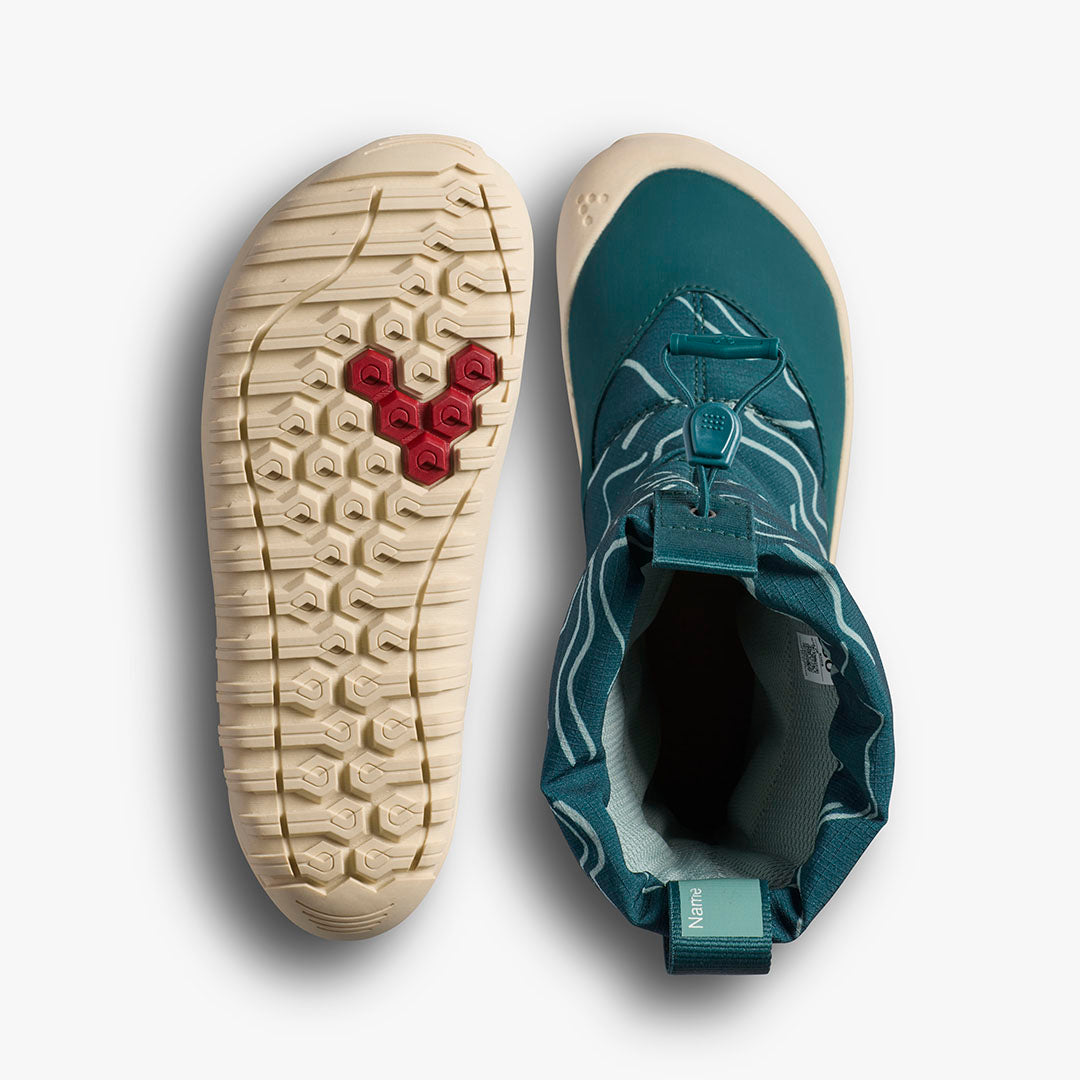 Vivobarefoot Tracker Boot Green Mountains Kids - Muddy Puddles