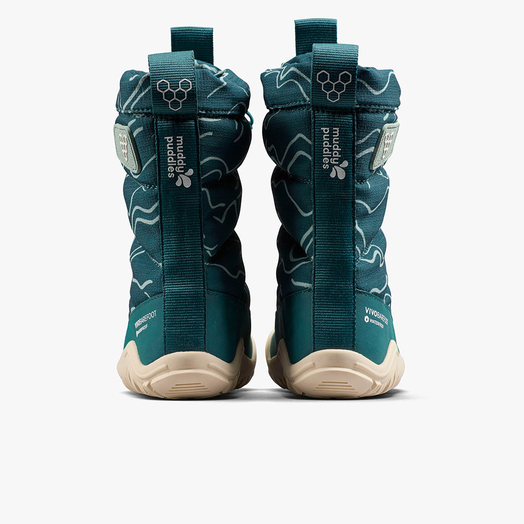 Vivobarefoot Tracker Boot Green Mountains Kids - Muddy Puddles