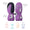 Ski Mittens Lilac Weather: Children's waterproof mittens with textured grip, reflective logos, insulated lining, secure wrist cinch, and quick-clip buckle for durability and warmth.
