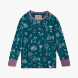 Kids Thermal Top Green