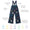 Blizzard Ski Salopettes Navy Weather: Children’s durable, waterproof snow pants with adjustable braces, insulated design, reinforced knees, elastic ankle gaiters, and reflective details, made from recycled fabric.