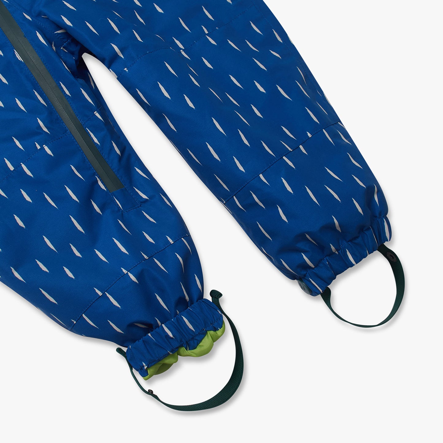 EcoSplash Fleece Lined Waterproof Puddle Suit Blue