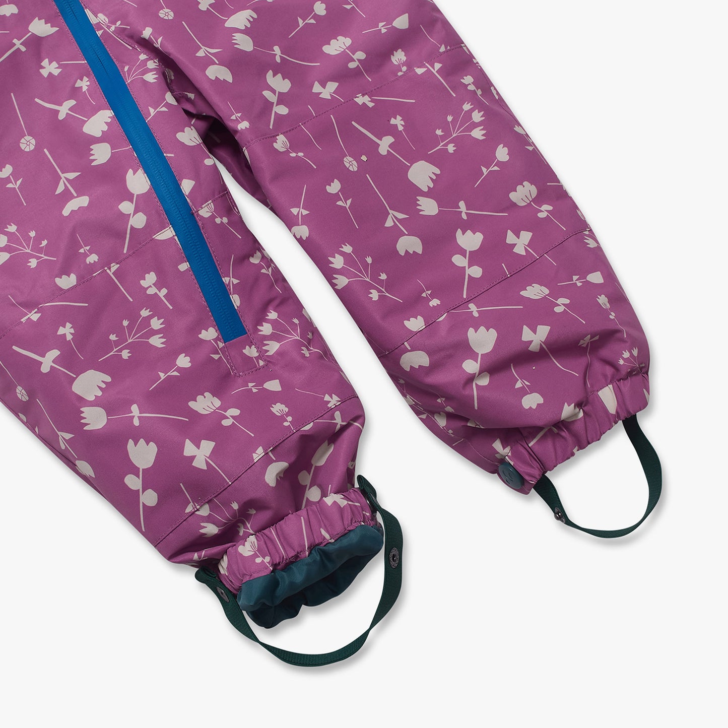 EcoSplash Fleece Lined Waterproof Puddle Suit Pink Floral