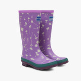 Puddlestomper Wellies Lilac Floral