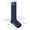 Puddlestomper Welly Socks Blue Lightning: Durable merino-blend sock with moisture-wicking, cushioned comfort, Lycra stretch, and low-profile seams, ideal for active, waterproof adventures.