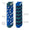 Puddlestomper Twin Pack Socks Green Blue featuring durable merino wool-blend, cushioned soles, moisture-wicking properties, and Lycra-enhanced fit, ideal for active children's outdoor adventures.