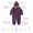 3 in 1 Waterproof Scampsuit Burgundy Animal, featuring a durable, waterproof design with removable fleece liner, adjustable hood, and eco-friendly materials. Perfect for diverse weather conditions.