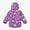 Blizzard Kids Ski Jacket Lilac Weather features a weather-themed pattern, reflective strip, and durable waterproof fabric, showcasing Muddy Puddles’ commitment to all-weather, eco-friendly children's wear.