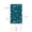 Thermal Snood Green Print: Kids' neck-warmer by Muddy Puddles, featuring white doodles on teal, made from breathable, moisture-wicking fabric with flat-lock stitching, ensuring warmth and comfort.