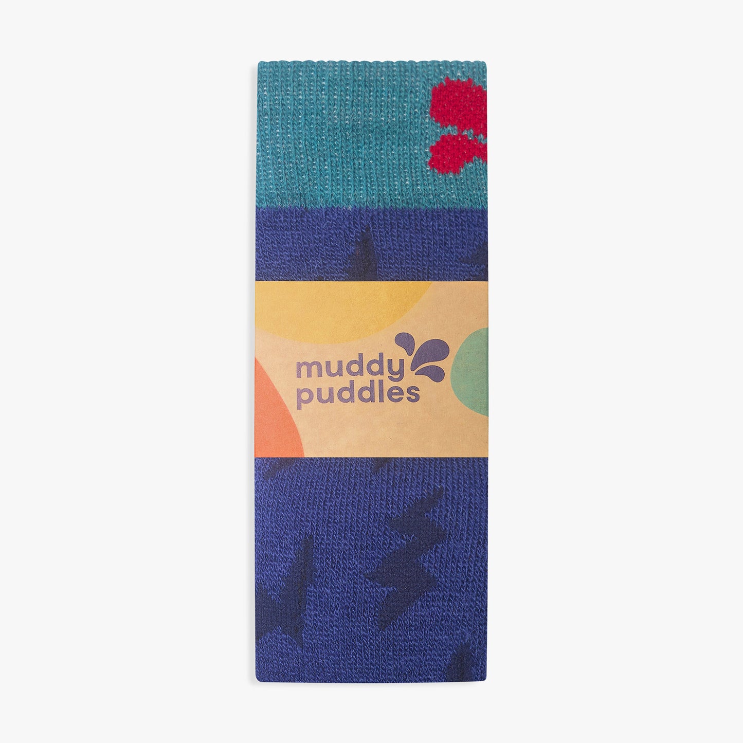 Puddlestomper Welly Socks Blue Lightning