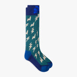 Puddlestomper Welly Socks Green Lightning