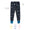 Kids Thermal Leggings Navy featuring a hand-drawn print of houses and animals, with teal cuffs. Soft, warm, moisture-wicking fabric; breathable and machine-washable for active outdoor play.