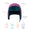Trapper Hat Pink with cosy Sherpa fleece, padded shell, ear flaps, and Velcro chin strap. Features insulated, waterproof, durable, machine washable design for children's winter adventures.