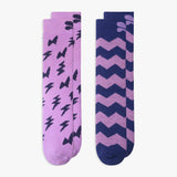 Puddlestomper Twin Pack Socks Pink Blue