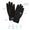 Children’s Waterproof Gloves Black with grippy palm, close-fitting fingers, elasticated wrist cuff, and fully waterproof shell; perfect for outdoor adventures, durable and machine washable.