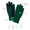 Waterproof Gloves Green with grippy palm, close-fitting fingers, elasticated cuff, and fully waterproof, windproof exterior; made from durable, recycled fabric, and machine washable.