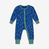 Thermal Baby Sleepsuit Blue Forest
