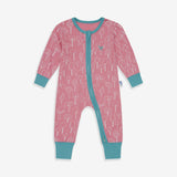 Thermal Baby Sleepsuit Pink Forest
