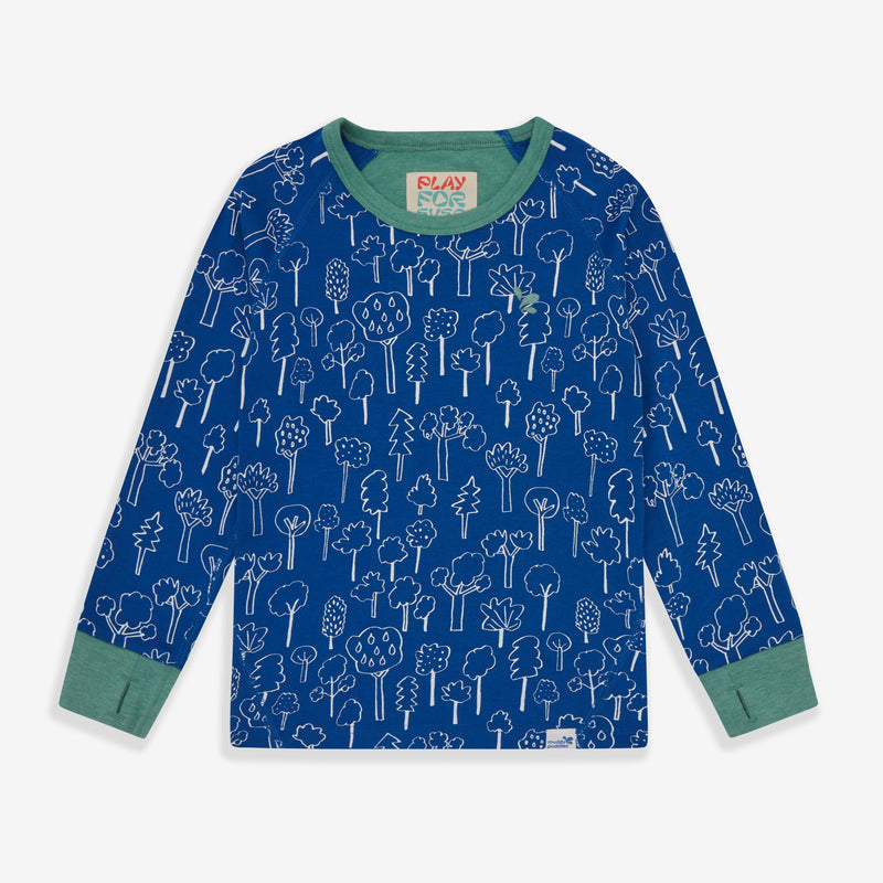Kids Thermal Top Navy Kids - Muddy Puddles