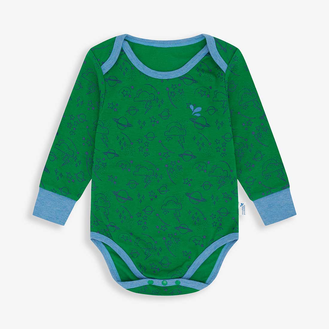 Thermal Baselayer Babygrow Green