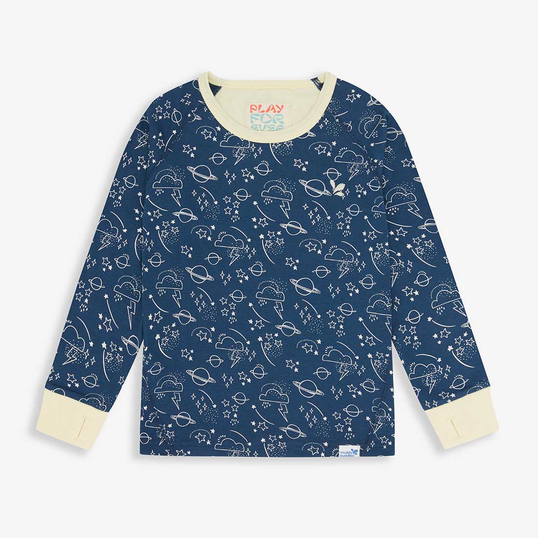 Kids Thermal Top Navy