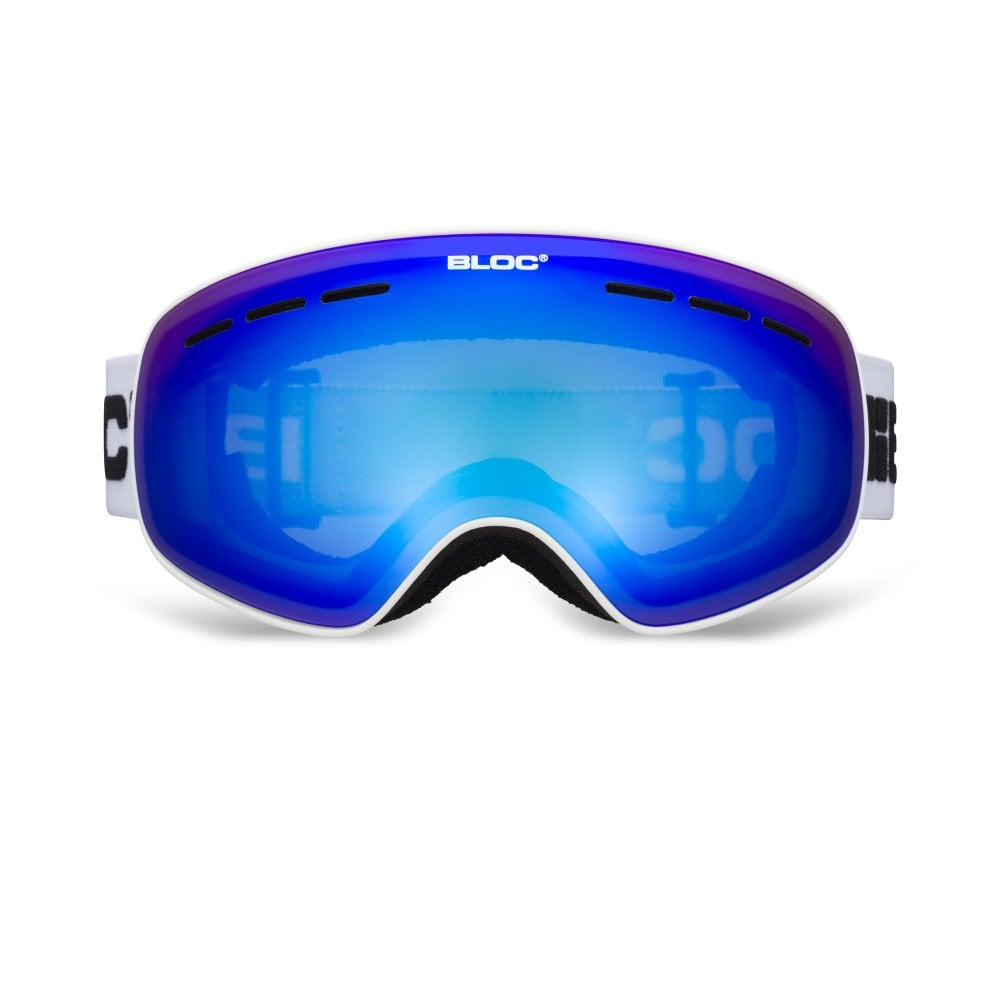 Bloc Moon Ski Goggles White