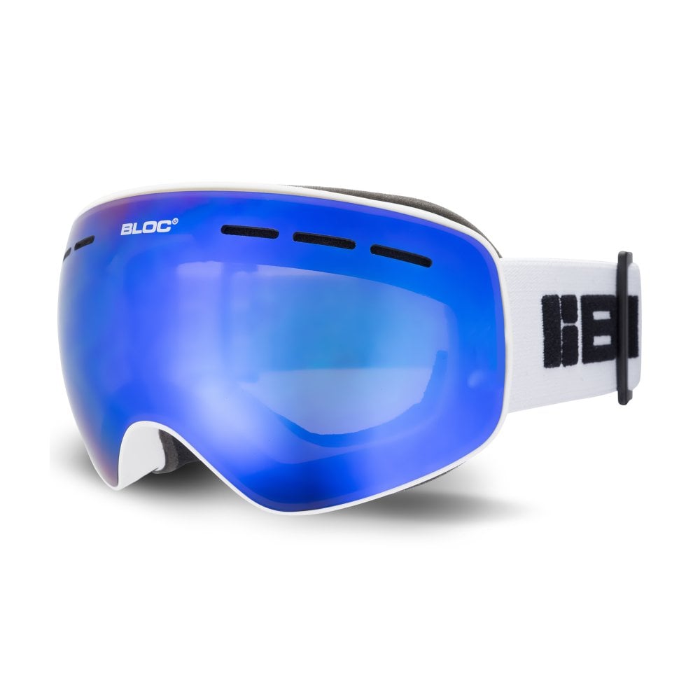 Bloc Moon Ski Goggles White