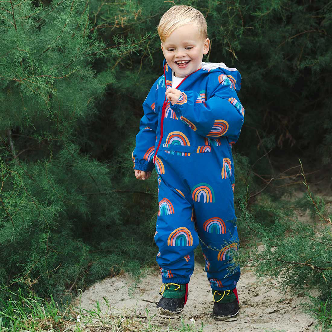 EcoLight Recycled Puddle Suit Blue - Muddy Puddles Kids Waterproofs & Swim