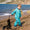EcoLight Lightweight Waterproof Puddle Suit Green Raindrops
