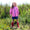 EcoLight Lightweight Waterproof Jacket Pink Starfish