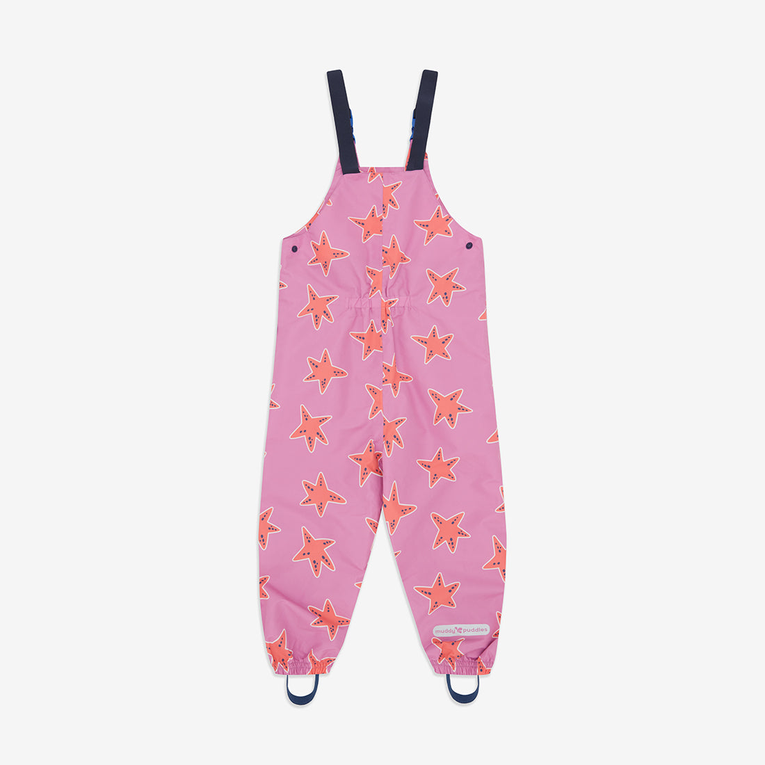 EcoLight Waterproof Dungarees Pink Starfish