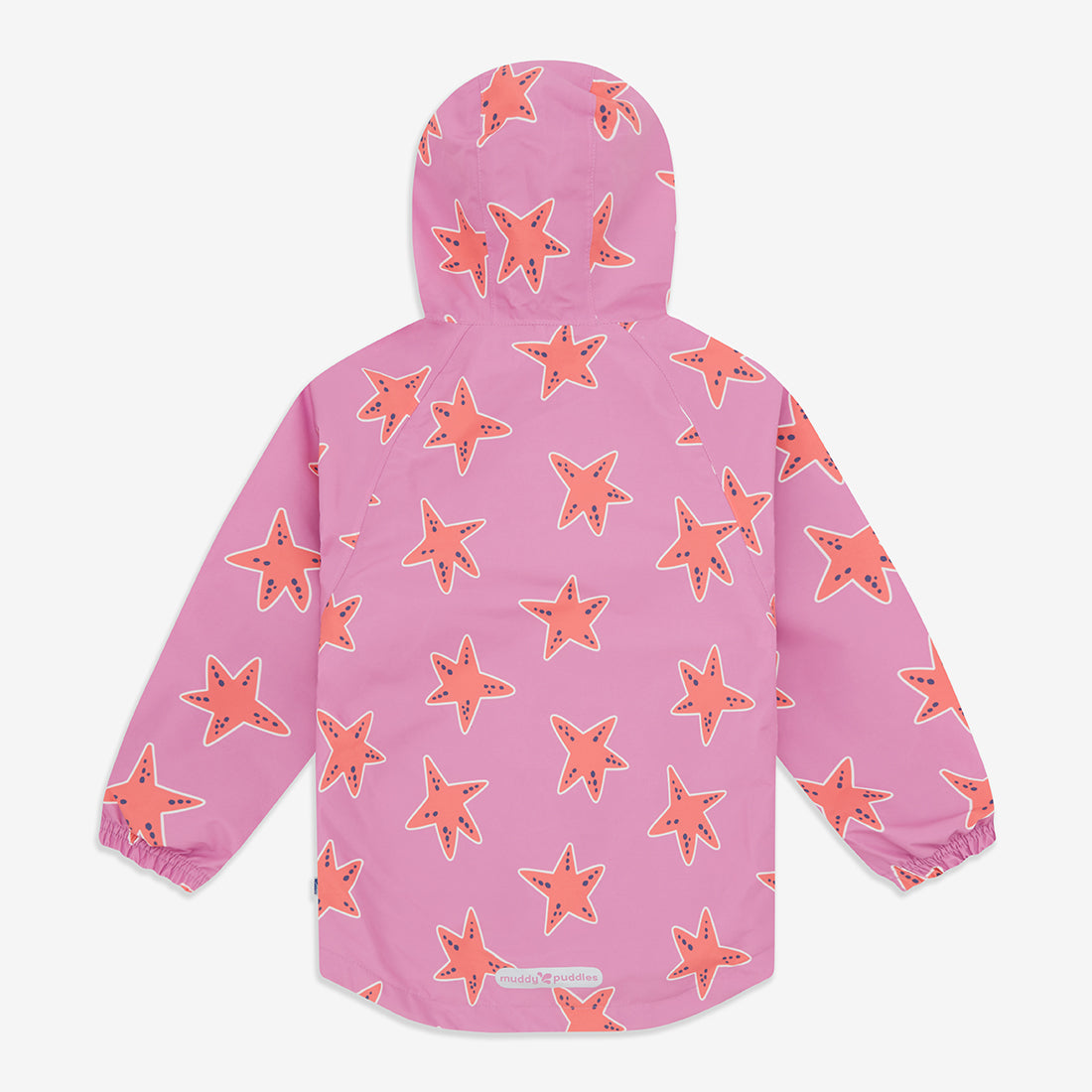 EcoLight Lightweight Waterproof Jacket Pink Starfish