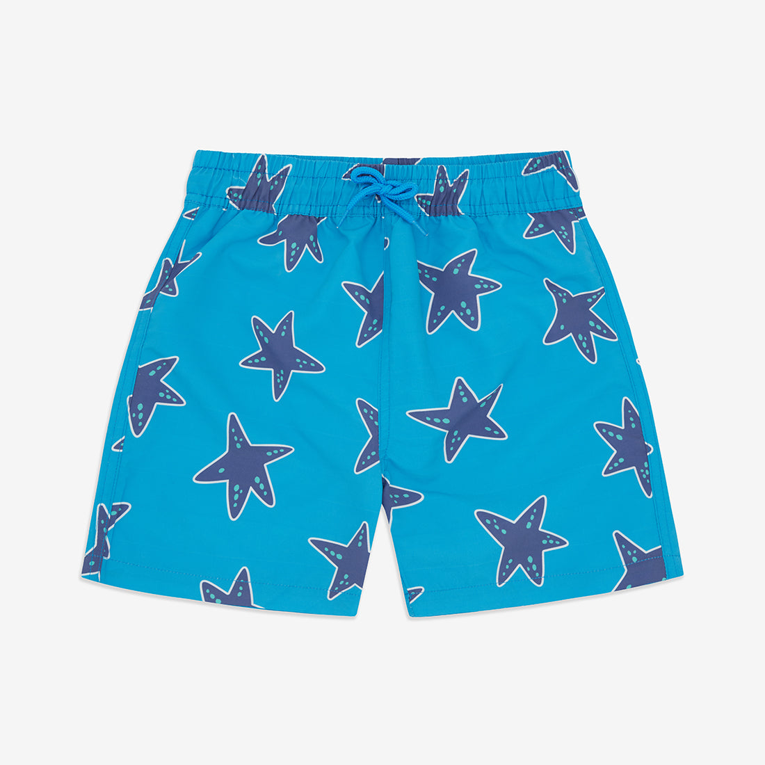 UV Protective Swim Shorts Blue Starfish