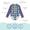 UV Protective Long Sleeve Swimsuit Multi Check