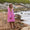 Waterproof Changing Robe Pink Starfish