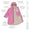 Waterproof Changing Robe Pink Starfish