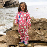 EcoLight Lightweight Waterproof Puddle Suit Pink Weather