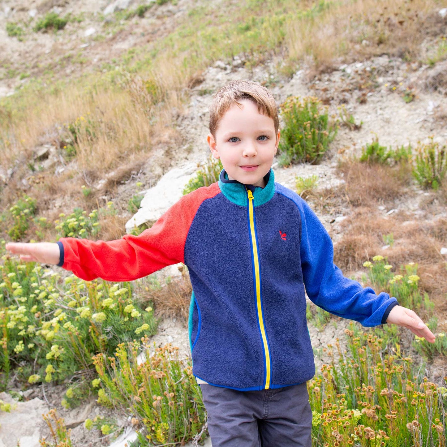 Kids Fleece Jacket Blue