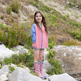 Kids Fleece Zip Jacket Pink