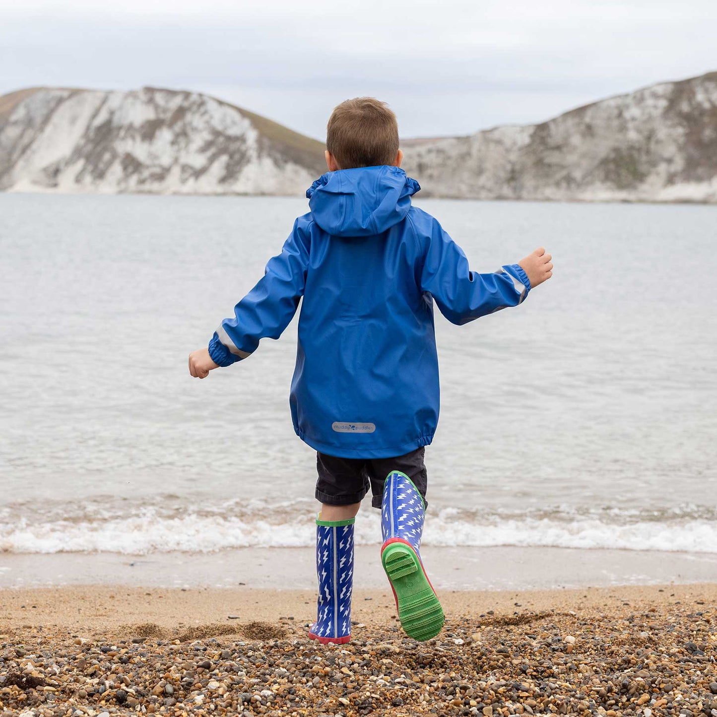 Rainy Day Waterproof Jacket Blue - Muddy Puddles Children's Waterproofs